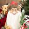 Glitzhome® 35.5" Faux Fur Traditional Christmas Santa Figurine